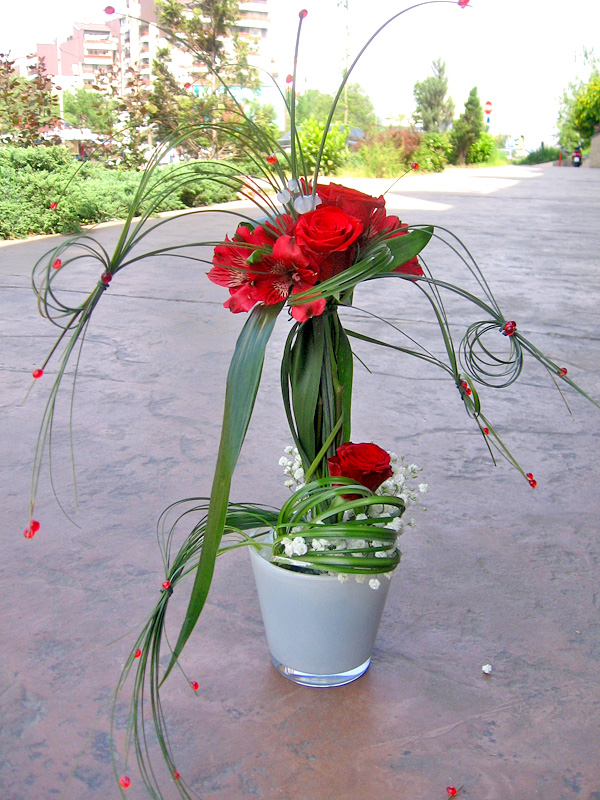 predivan aranžman ruža