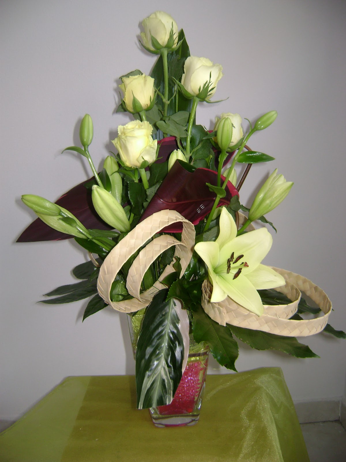 buket korpica belih ruža